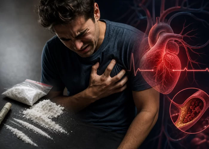 Cocaína pode causar infarto em jovens? Riscos e sinais de alerta